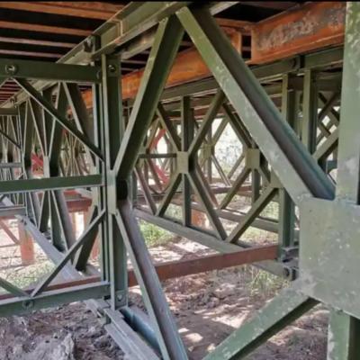 China Contemporary Prefabricated Steel Bridges Q345B Steel Truss Bridge for sale