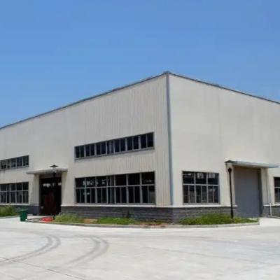 China Easy Installation Low Price High Quality Prefab Prefabricated Steel Frame Industrial Portal Type Workshop Structure ISO for sale