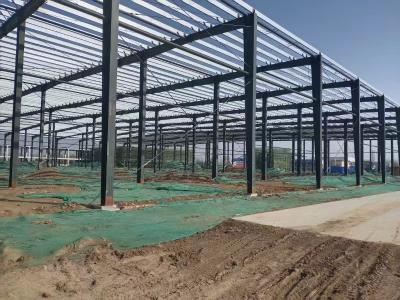 China High Strength Anti Earthquake Construction Steel Frame Structure Workshop For Various Type Product Production Plant for sale