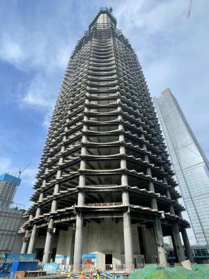 China 260M Höhe Stahlrahmen Kern Hochhaus Gebäude Schnelle Installation Vorgefertigte Vorgefertigte Hochhaus Stahlstruktur Preis zu verkaufen