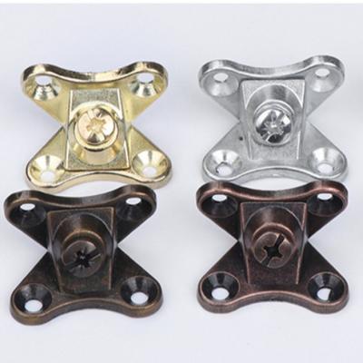 China Furniture Hardware Alloy Butterfly Connector Cabinet Furniture Partition Panel Corner Brace Connector 3 in 1 Connector for sale