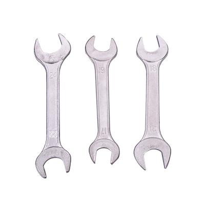 China Hot sale manual tool repair open end wrench double headed spanner wholesale with cheap price for sale