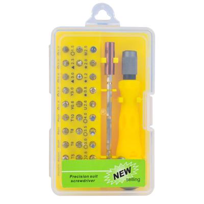 China Multi-used head screwdriver 32 in 1 clocks mobile phone disassembly and maintenance tools universal screwdriver set wholesale for sale