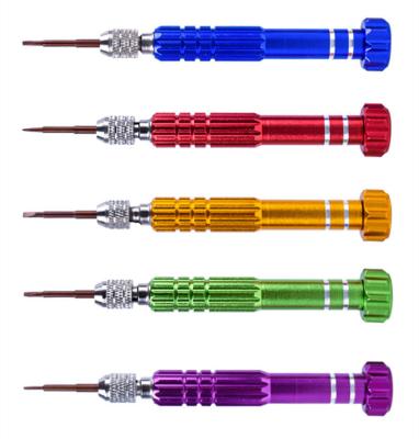 China Multi-used main screwdriver 5 in 1 steel CRV cell phone disassembly and maintenance tools universal combined screwdriver set wholesale for sale