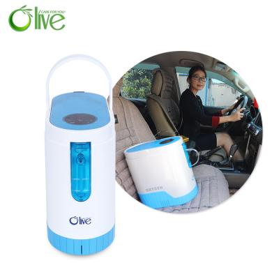 China New Product Lightweight 4 Hours Battery Life Mobile Car Use 12V Portable Oxygen Concentrator Compatible With CPAP Machine for sale