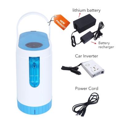 China 2020 Best Small Portable Light Weight Electric Battery 1l Oxygen Concentrator For Outdoor And Travel for sale