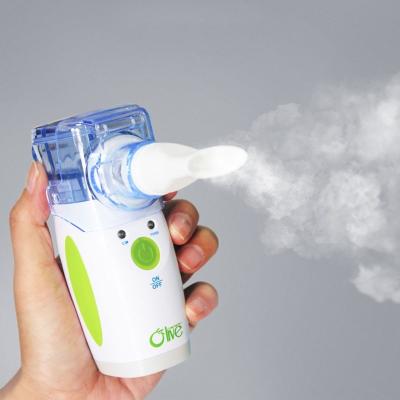 China Top Maker Portable Olive Handheld Mini Rechargeable Mesh Lash Nebulizer Machine Portable For Home Use for sale