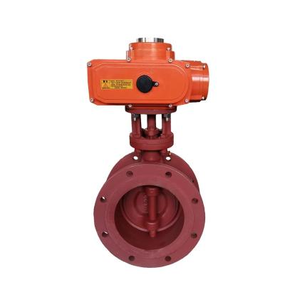 China 24V 0-10V/4-20mA General Electric Motorized Proportional Trigger Control Butterfly Valve for sale