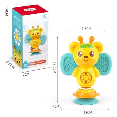 China Musical Toy 6M+ Baby Toys Infant Funny Story Machine Plastic Spinning Bee Learning Toy for sale