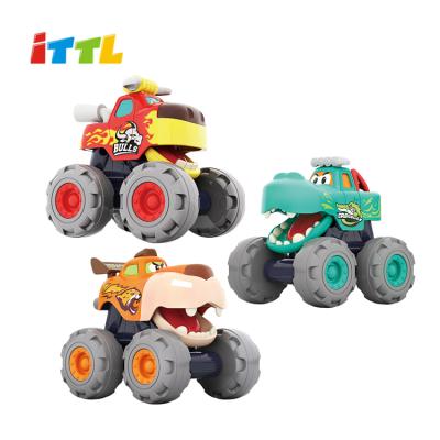 China Learning Toys Special Sale Monster Trucks Cartoon Toddler Car Toy Pull Back for sale