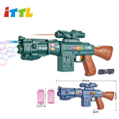 China Game Bubble Gun Plastic Battery Operated Semi Automatic Shooting Toys for sale