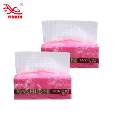 China Soft Cheap Toilet Paper OEM 8 Bag Pack Family Advanced Wrapped Facial Tissue Paper for sale