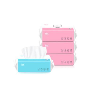 China RTS 60 sheeets viscose raw material tablet one time only use face makeup remover dry wipe wipe face wash cleaning towel for sale