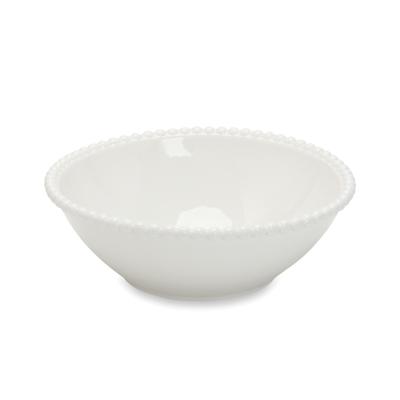 China RB001W Luxury Ceramic Pure White Dinner Plate Stocked 6 Inch Bowl Hotel Dish 8 Inch Decor Bowl for sale