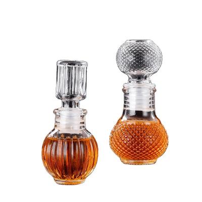 China 2023 Hot Sale New Design Luxury Small Wine Bottle 50ml Custom Glass Wine Bottle For Home Bar for sale