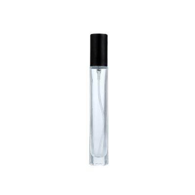 China Wholesale Transparent Fine Mist Spray Perfume Bottle 10ml Dispenser Bottle Mini Sample Dispenser Square Portable Empty Spray Bottle for sale