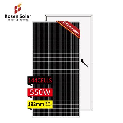 China Solar Powered Solar Panel 550W 600W Solar System Projects Half Cut Home Solar Panel Solar Panel 1000 Watt Solar Panel for sale