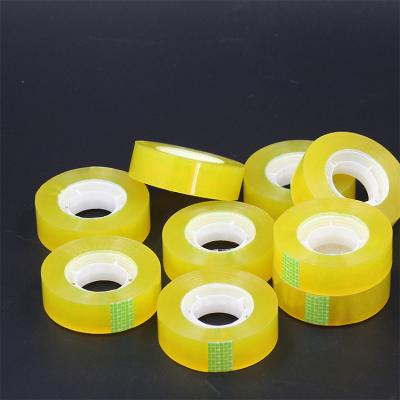 China New Arrival Stationery Waterproof Transparent Tape Jumbo Roll Packing 1280mm BOPP Self Adhesive Jumbo Roll for sale