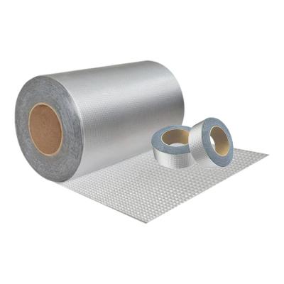 China Aluminum-Butyl Air Conditioning Cloth Fiberglass Waterproof Adhesive Labels Waterproof Conductive Adhesive Tape for sale