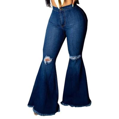 China Long Lasting Womens Plus Size Stretch Floral Skinny Rocket Denim Pants Jeans Long for sale