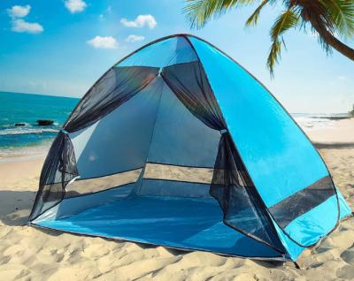 China UV-Resistant Portable Automatic Instant Setup Mosquito Camping Beach Anti-UV Tent For Sun Shelter for sale