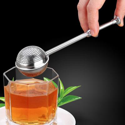 China Sustainable Food Grade Metal Tea Infuser Ball Shaped 304 Stainless Steel Tea Strainer Tea Ball for sale