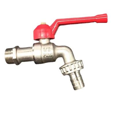 China Traditional 1/2' 3/4 Garden Faucet Water Faucet Washing Machine Faucet Valve Faucet Bibcock Pipe Zinc Alloy Cheap for sale