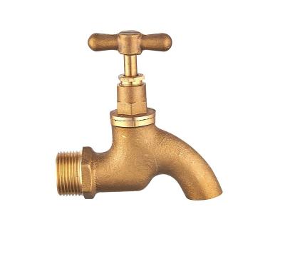 China Traditional 1/2' 3/4 High Quality Bib Brass Faucet Slow-Opening Garden Faucet Water Tap For Washing Machine Garden for sale