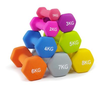 China Plastic Dip In Dumbbell 10 Pound Weight Women Neoprene Dumbbells Multi Hex Dumbbell Sets Pounds Pounds for sale