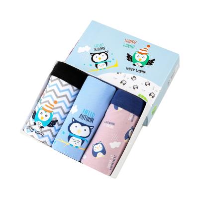 China Newest Breathable High Quality Cartoon Cute Children Underwear 100% Cotton Panties Low Price For Boys Wholesale for sale