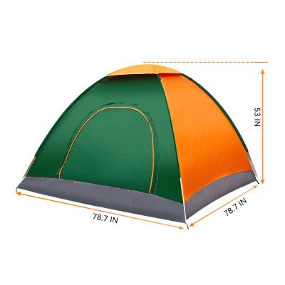 China wholesale light weight UV-resistant/waterproof/Easy-carrying 3 season noise portable 3-4 person family tent for outdoor camping for sale