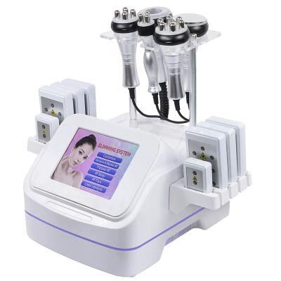 China ABS EPSEN 6 in 1 Ultrasonic Cavitation Body Slimming Machine RF Body Shaping Massage Equipment Burning Fat Skin Tightening Tool for sale