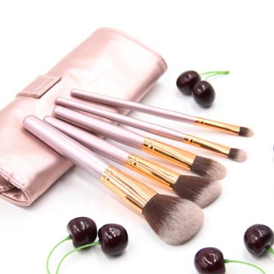 China Angular blush Low Moq Factory 6Pcs Moq portable wholesale cosmetic tool portable makeup beauty tools pink cosmatics itembeauty for sale