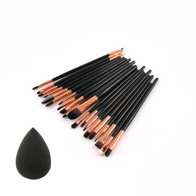 China Spot Brush Best Selling Wholesale 20pcs Eye Makeup Set Brush With Sponge, Eyeshadow Set Brush For Women Beauty for sale