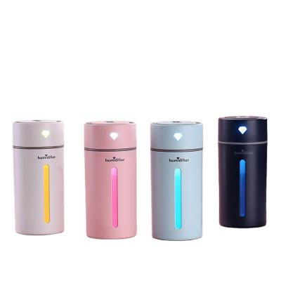 China Car Humidifier 250ml Aroma Diffusers USB Ultrasonic Car Air Purifier For Home for sale