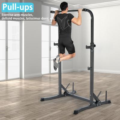 China Gym Adjustable Indoor Parallel Bars Dip Equipment Fitness Squat Rack for sale