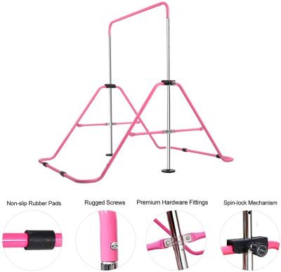 China Hot Selling Universal Foldable Simple Fitness Equipment Adjustable Child Pull Up Bar For Home for sale