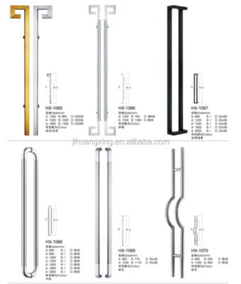 China Modern wholesale high quality different types of ss201/ss304 glass door handle for sale