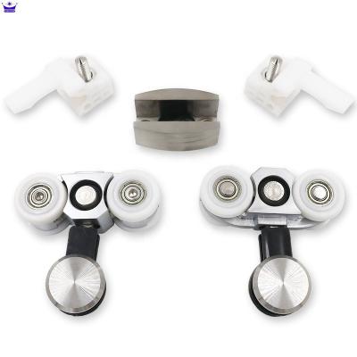 China Kingstar Modern Swinging Glass Shower Door Wheels Roller for sale