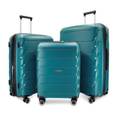 China Wholesale pp china supplier hard shell luggage suitcase 20