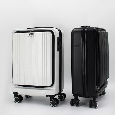 China High quality cheap PC customABS luggage set zipper suitcases with wheels for women suitcases for sale