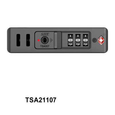 China TSA LOCK FOR LUGGGE CASE customized smart luggage with scale usb tsa lockTSA21107 for sale