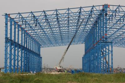 China Construcción de la estructura de acero del taller de un palmo más grande del estándar de ISO en venta