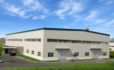 China Estructura de acero porta Warehouse de la talla 44*66M con el solo sistema de Claddying en 830# en venta