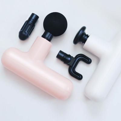 China Body Logo Sports Custom Deep Muscle Massage Launch 2021 Mini Muscle Massage Electric Gun for sale