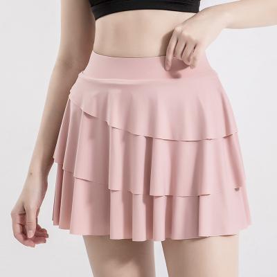 China SKIRTS Fashion Women Golf Skort Fitness Yoga Running Tennis Court Skirt 2 In 1 With Pockets Short Sports Dress for sale