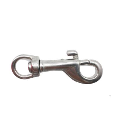 China Heavy Duty High Quality Stainless Steel Quick Eye Swivel Metal Accessories Snap Link Hook For Scuba Diving for sale