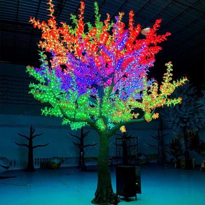 China Customized outdoor giant artificial tree light DMX512 led street decoration Christmas festival lamp 16ft LED for sale