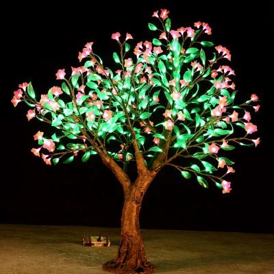 China Decorative Led Light Blue Rose Tree Lamp Christmas Giant 5ft Rose Outdoor Waterproof Wedding Party for sale