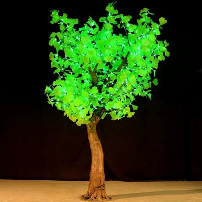 China IP65 Factory Wedding LED TREE Outdoor Waterproof Outdoor Garden Party Street Decorative Christmas Led Artificial Ginkgo Tree Light for sale